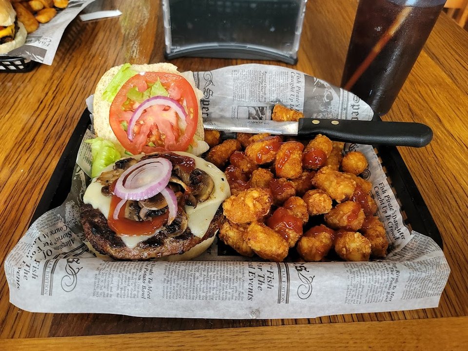 Mushroom Swiss Burger